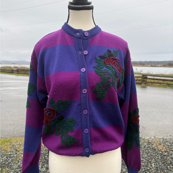 Joseph Ho Studio 100% Wool Cardigan - Picture 8 of 10